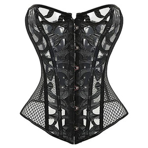 Women Waist Clincher Corsets Black Plus Size S-6XL