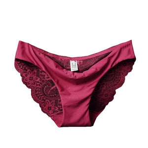 S-2XL! seamless low-Rise women's sexy lace lady panties